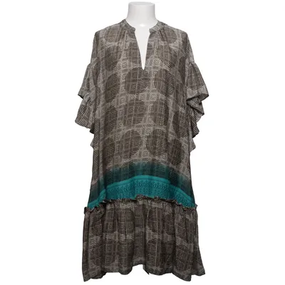 Jurk (Bruin, Turquoise, Meerkleurig) van Sissel Edelbo