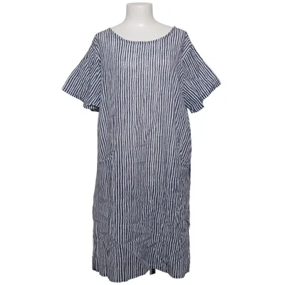 Robe (Bleu, Blanc) de Elitzia Coton
