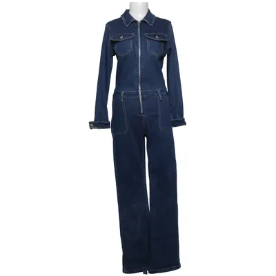 Jumpsuit (Blue) from Nina Carter Cotton, Elastane, Polyester