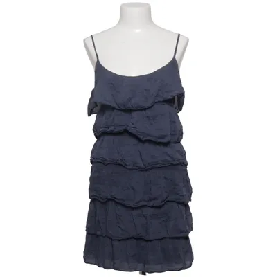 Dress (Gray, Blue) Cotton, Silk