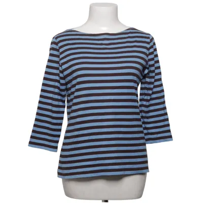 Long sleeve T-shirt (Blue, Brown) from Marimekko Cotton