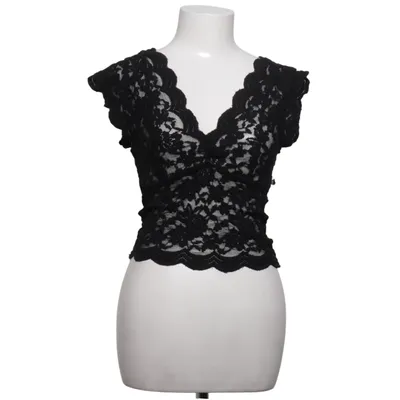 Top (Zwart) van Zara Katoen, Elastaan, Polyamide, Viscose
