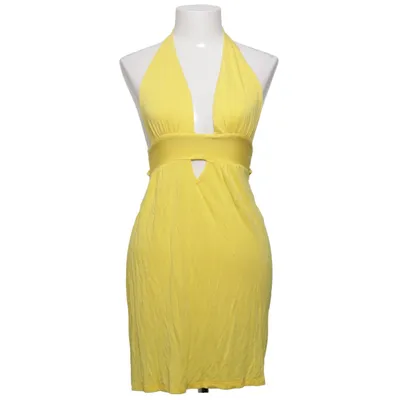 Halterneck dress (Yellow) from ASOS Viscose