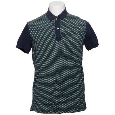 Poloshirt (Groen, Blauw, Wit) van Purificacion Garcia Katoen