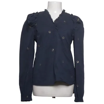 Blouse (Blue) from Munthe Elastane, Organic cotton