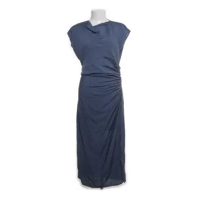 Maxikjole (Blå) fra Mango Polyamid, Polyester, Viscose