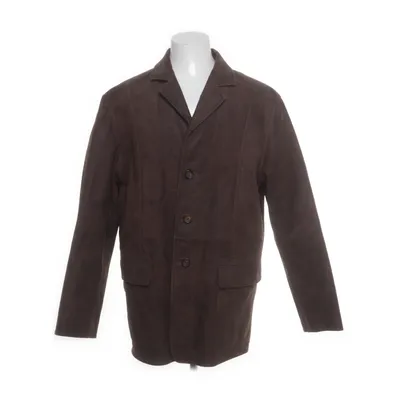 Leather blazer (Brown) from Redwood Polyester, Leather