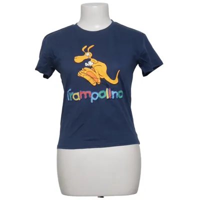 T-shirt (Blauw, Meerkleurig) van Trampolin Katoen