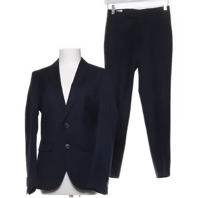 Jakkesæt (Blå) fra White Bros. Polyester, Viscose