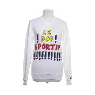 Collegetröja (Vit, Flerfärgad) från Le Coq Sportif Bomull, Polyester