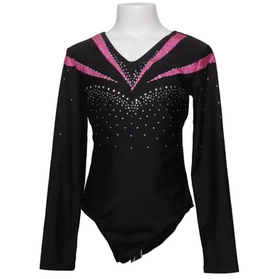Gymnastics leotard (Black, Pink) from Iefiel
