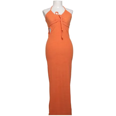 Långklänning (Orange) från PrettyLittleThing Återvunnen polyester