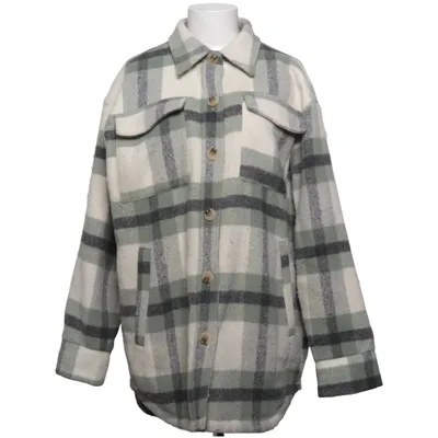 Overshirt (White, Green, Gray) from Neo Noir Polyester, Wool