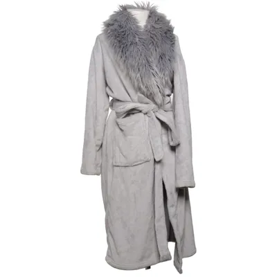 Bathrobe (Fur Lined Collar Gown) from Home Acrylic, Polyester