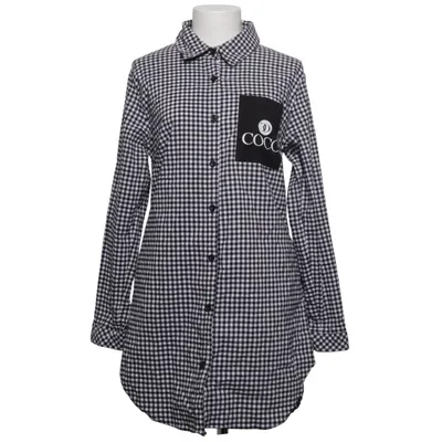 Skjorta (Svart, Vit) från Coco Bomull, Elastan, Polyester