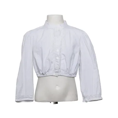 Chemisier Dirndl (Blanc) de H. Moser Coton, Élasthane