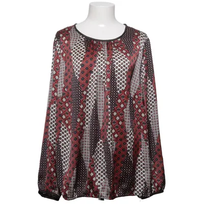 Blouse (Red, Black, White) from Erfo Polyester