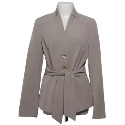 Blazer (Beige) van Zac & Rachel Elastaan, Polyester, Viscose
