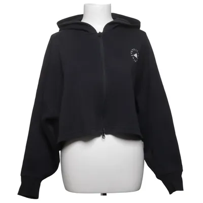 Huvtröja (Svart) från Adidas by Stella McCartney Ekologisk bomull, Återvunnen polyester