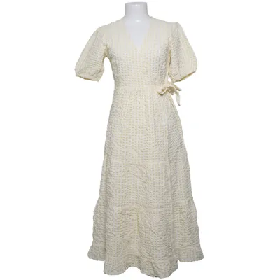 Wikkeljurk (Geel, Wit) van Magasin Du Nord Polyester, Viscose