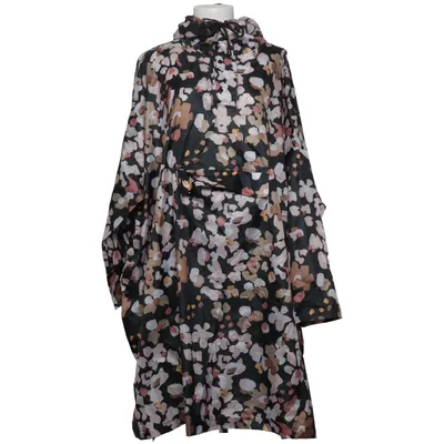 Regnfrakke (Sort, Flerfarvet) fra Pola Polyester