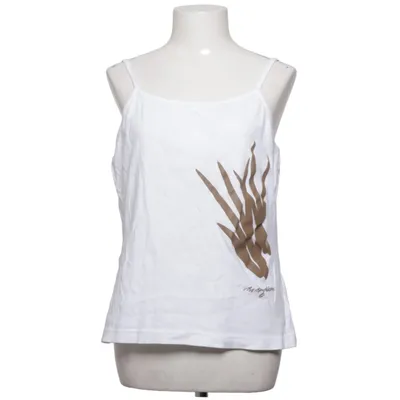 Tank Top (White, Brown) from Bo Bendixen Cotton