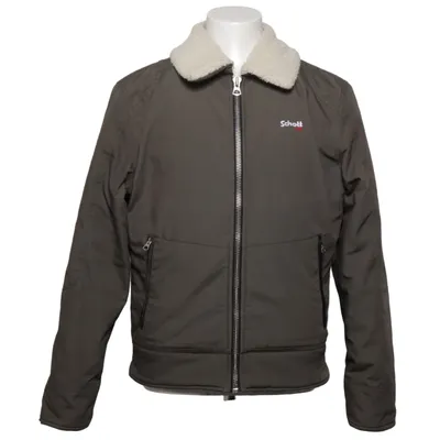 Veste en peau de mouton retournée (Vert) de Schott NYC Coton, Polyester