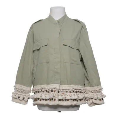 Jacket (Green) from Zara Woman Outerwear Cotton