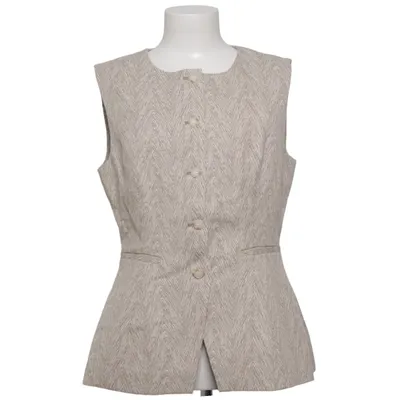 Kostuumgilet (Cim Peplum Jacquard) van Malina Katoen, Linnen, Polyester, Viscose