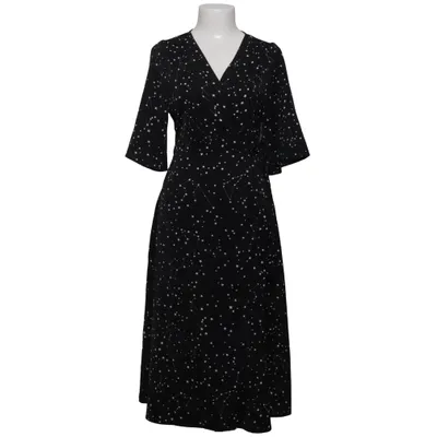 Slå-om-kjole (Sort, Hvid) fra Disturbia Polyester
