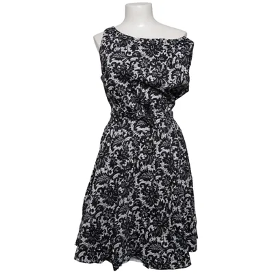 Klänning (Svart, Vit) från Lady Vintage Bomull, Elastan