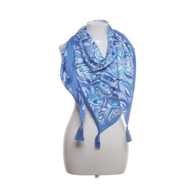 Neckerchief (Blue, White) from Zwillingsherz Bamboo, Viscose