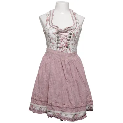 Dirndl (Rosa, Vit, Flerfärgad) från Bergweiss Bomull