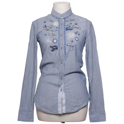 Blouse (Blue, White) from Desigual Cotton