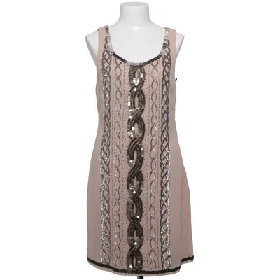 Robe de cocktail (Beige, Argent) de Young Couture by Barbara Schwarzer Polyester