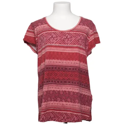 T-shirt (Red, Multicolored) from Sherpa Elastane, Modal, Organic cotton