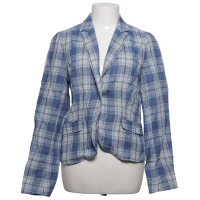 Blazer (Blauw, Grijs) van Authentic Clothing Company Acetaat, Linnen
