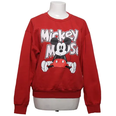 Sweatshirt (Red, White, Black) from Disney Cotton, Polyester