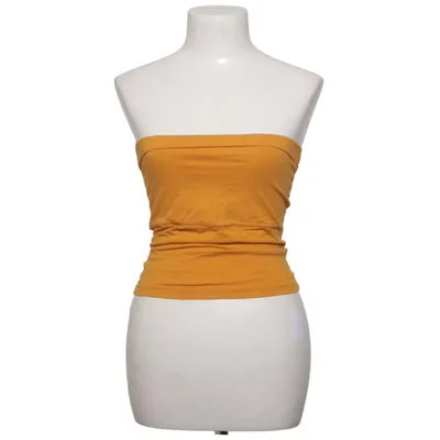 Tube top (Geel) van Casual by Lindex Elastaan, Viscose