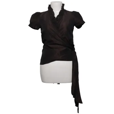 Blouse portefeuille (Marron) de Zara Basic Acrylique, Polyester