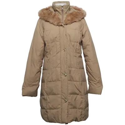 Dunkappa (Beige) från Larry Levine Akryl, Dun, Fjädrar, Polyamid, Polyester