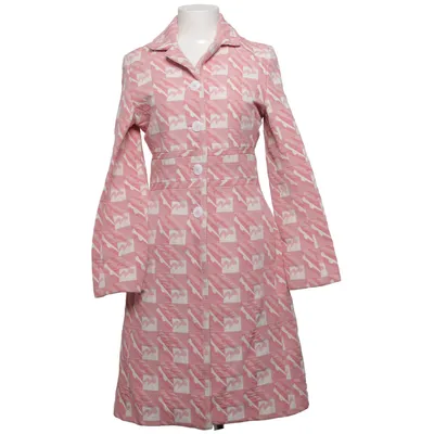 Frakke (Pink, Hvid) fra By Malene Birger