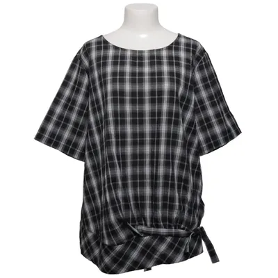 Top (Zwart, Wit) van Sirup Katoen, Polyester