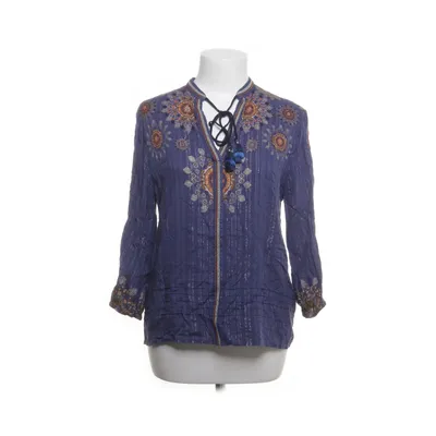 Blus (Blå, Flerfärgad) från Desigual Metallfiber, Viskos