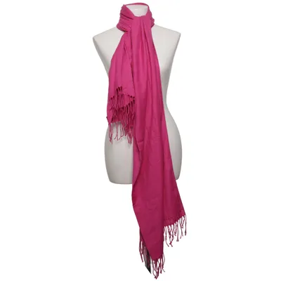 Écharpe (Rose) de Pashmina Cachemire, Soie