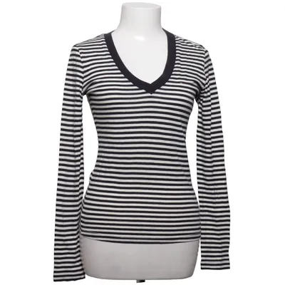 Långärmad t-shirt (Svart, Vit) från Tommy Hilfiger Denim Bomull, Modal