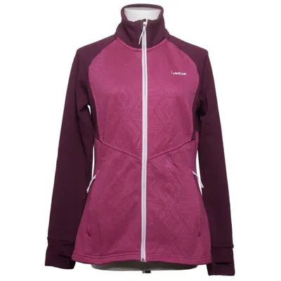 Træningsjakke (Lilla, Pink) fra Decathlon Elastan, Polyester, Uld