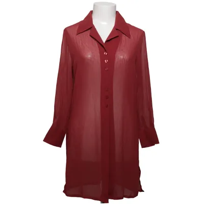 Sløjfebluse (Rød) fra Barisal Polyester