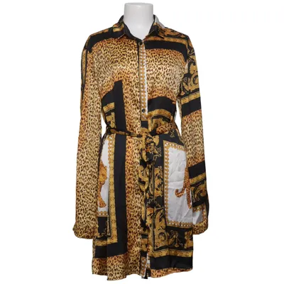 Blousejurk (Zwart, Goud, Wit, Meerkleurig) van Boohoo Tall Polyester