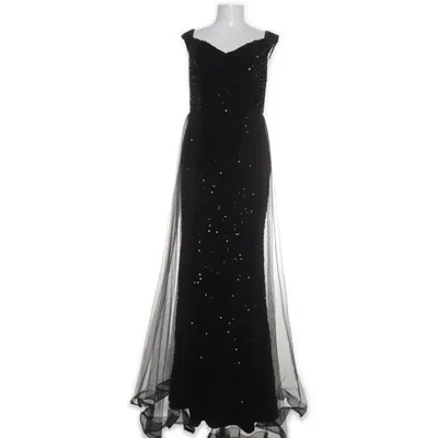 Aftenkjole (Sort) fra Faeriesty Elastan, Polyester
